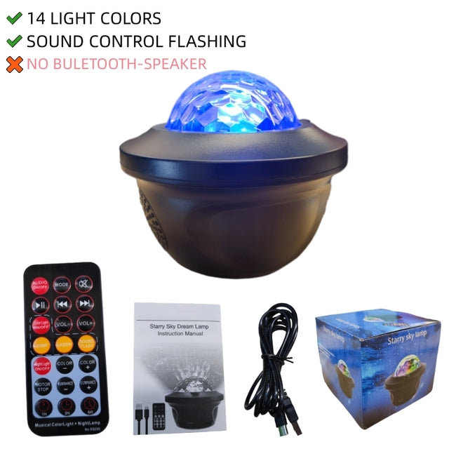 Rechargeable WiFi Star Light with Water Pattern Projection – Excellent ...